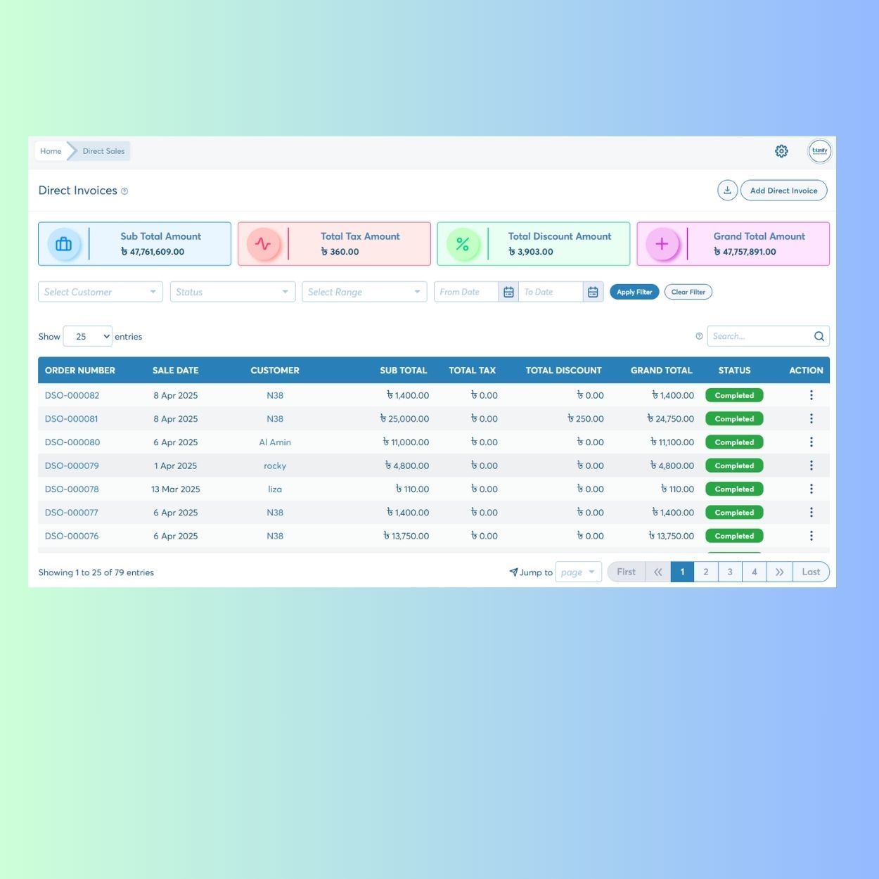 How Direct Invoice Module Works?